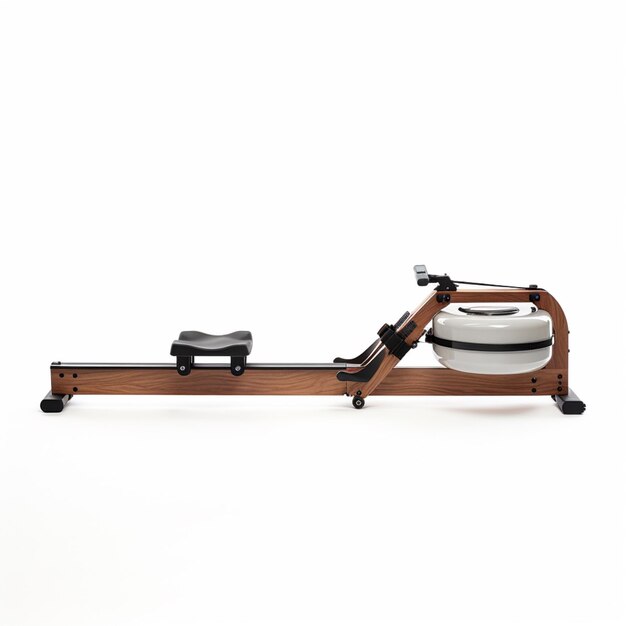 Rowing Machine in white background