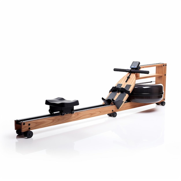 Rowing Machine in white background