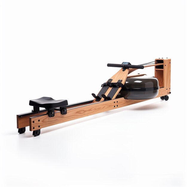 Rowing Machine in white background