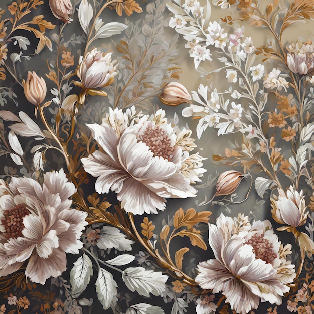 royal floral pattern