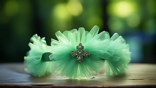 royal green color crown