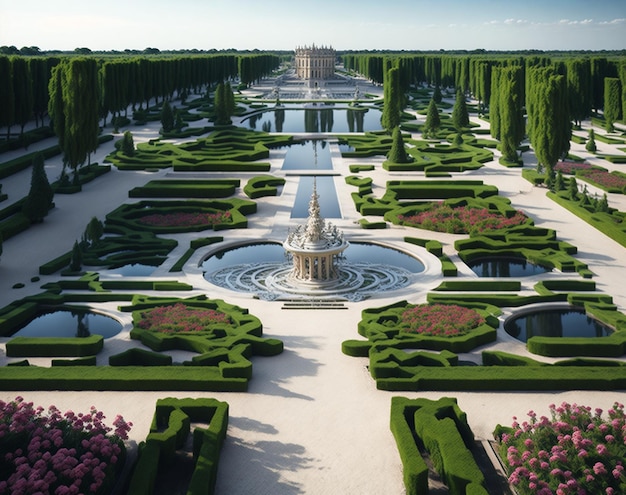 Royal Oasis Revealed Exploring the Realistic Splendor of the Versailles Garden