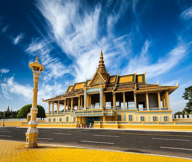 Royal Palace complex in Phnom Penh