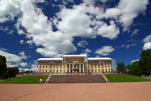 The Royal Palace in Oslo Norway