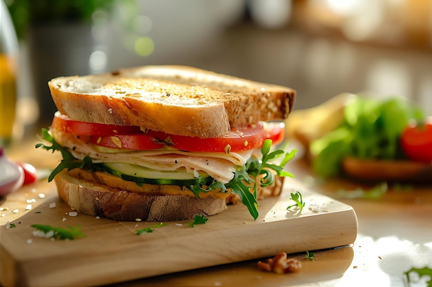 Royalty Free Image Capture of a Sandwich Stock Photo