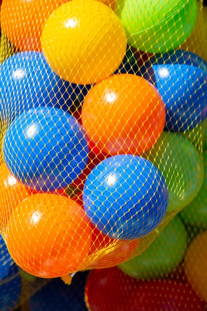 Rubber ball of various color Colorful plastic balls