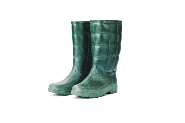 Rubber boots waterproof isolated 