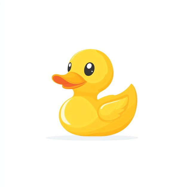 Photo rubber duck illustration