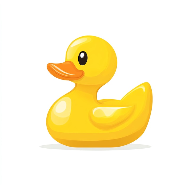 Photo rubber duck illustration