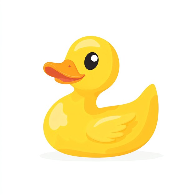 Photo rubber duck illustration