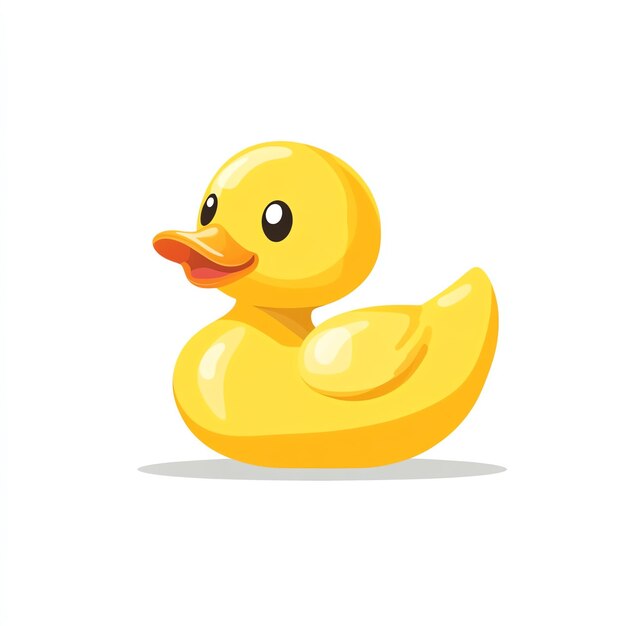 Photo rubber duck illustration