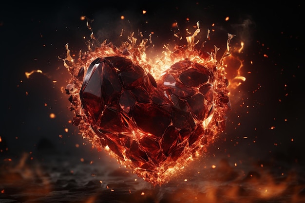 Ruby of passion that ignites burning hearts