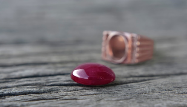 ruby red gemstone beautyful for jewelry