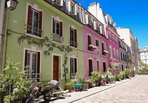 Rue Cremieux in the 12th Arrondissement is one of the prettiest residential streets in Paris