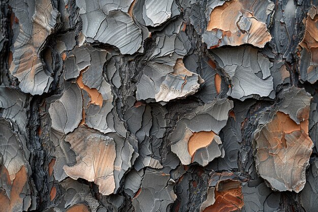 Rugged textures of tree bark nature wallpaper