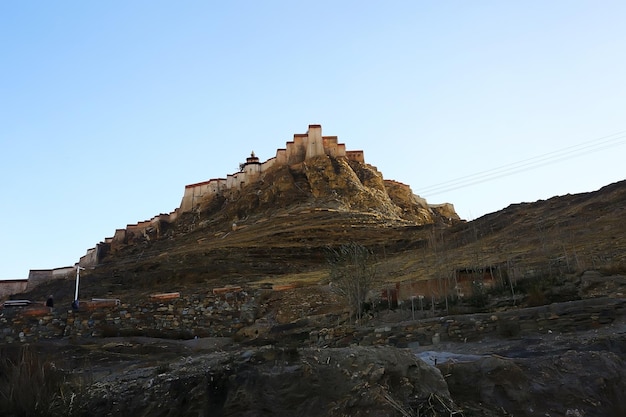 ruins of an ancient city in Tibet