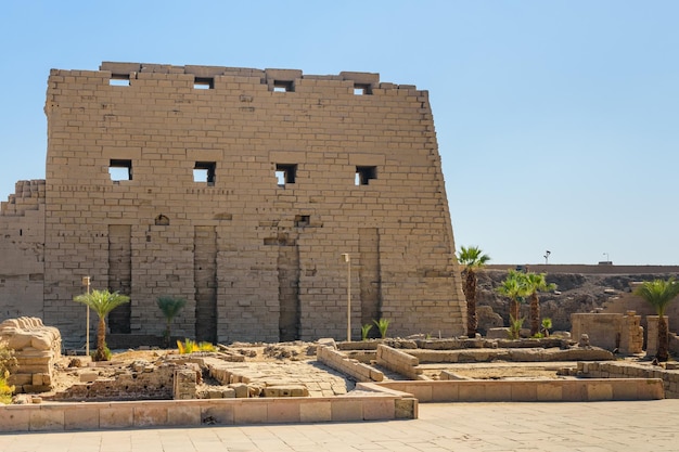 Ruins of the ancient Karnak temple Luxor Egypt