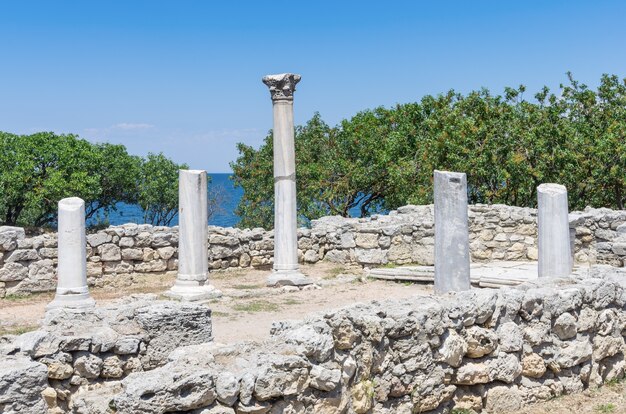 The ruins of the ancient and medieval city of Chersonese Tauride