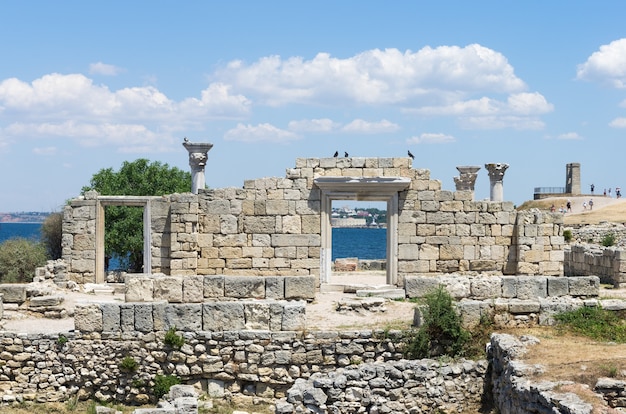 The ruins of the ancient and medieval city of Chersonese Tauride