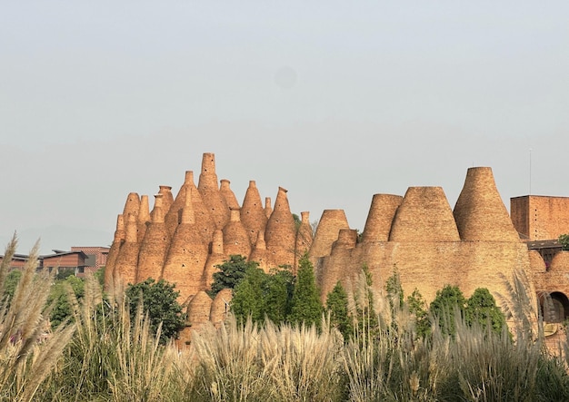 The ruins of the city of cappadocia