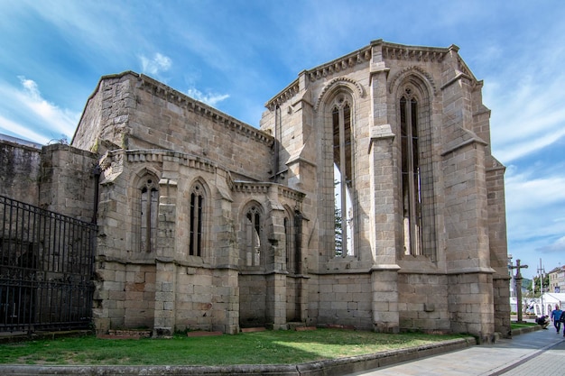 Ruins of the convent of Santo Domingo in Pontevedra