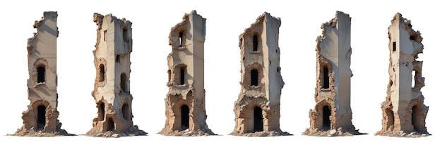 the ruins of the old church are shown in this image