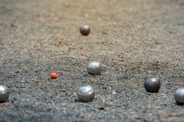 Rules of playing petanque background