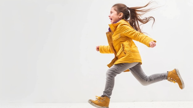 Running Kid Girl39s Delight on transparent background