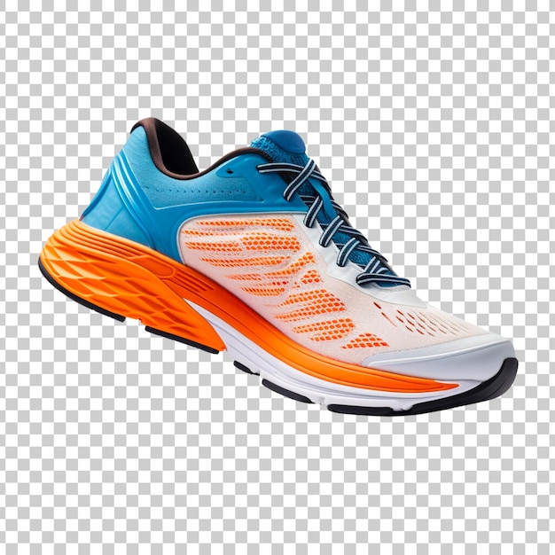 Running shoes or sneakers on a transparent background