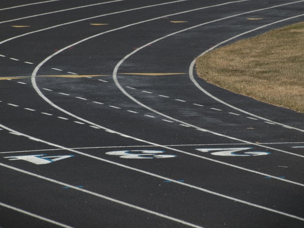 Photo running tracks at the high school.