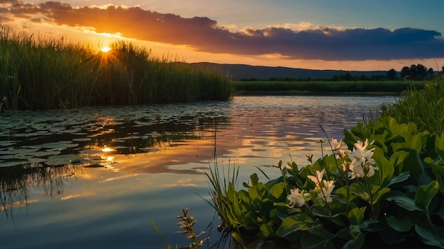 Rural nature landscape