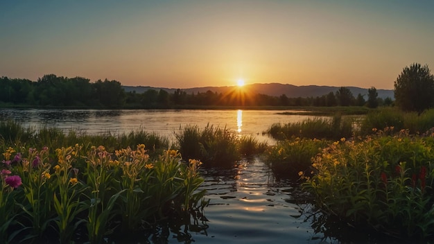 Rural nature landscape