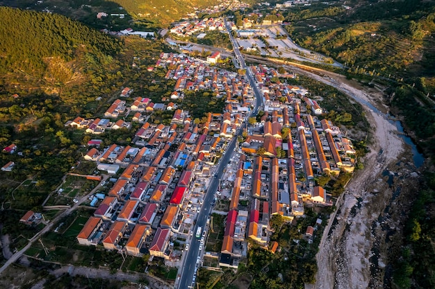 Rural scenery of Laoshan Mountain Qingdao City Shandong Province China