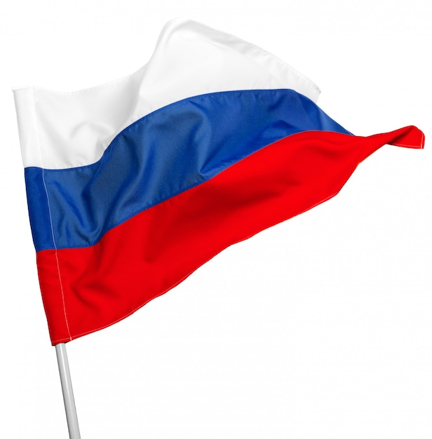 Russia flag waving