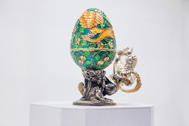 Russian jewelry souvenir easter eggs copy of Faberge