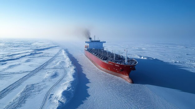 Photo russias arctic shipping routes opening new avenues for international trade