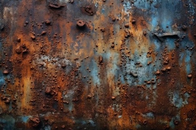 Rust metal background Generate AI