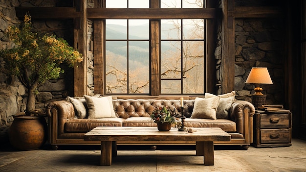 Rustic and authentically traditional design