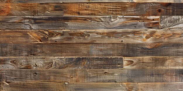 Photo rustic barnwood background with deep brown tones and rough texture ideal for farmhouse or vintage