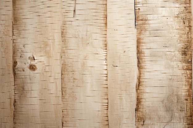 Photo rustic birch wood with polished finishes wood background wallpaper image art design