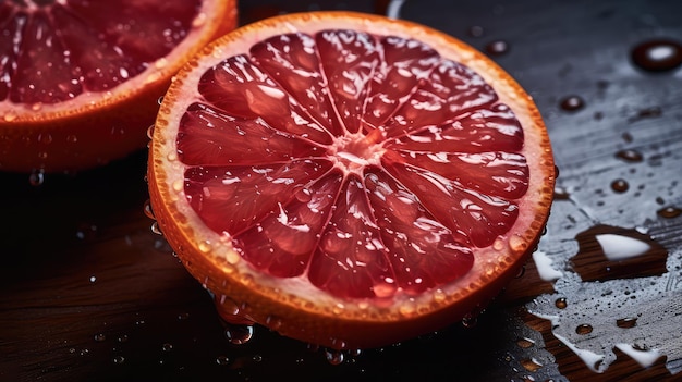 Photo rustic blood orange