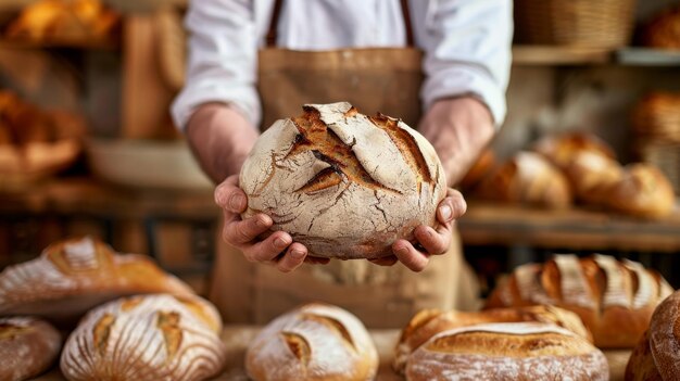 The rustic bread loaf