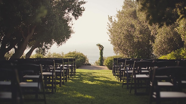 Rustic Outdoor Wedding Ceremony