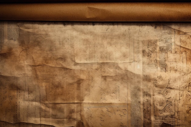 Rustic Paper Background Ai generative