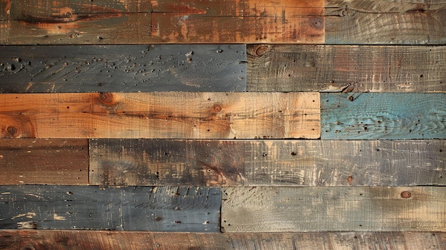 Rustic Reclaimed Wood Wall