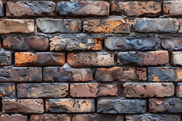 Rustic Red Brick Wall Texture