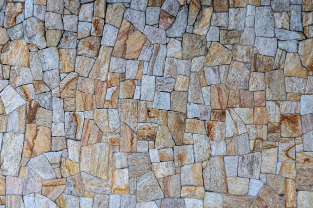 Rustic stone clad wall texture