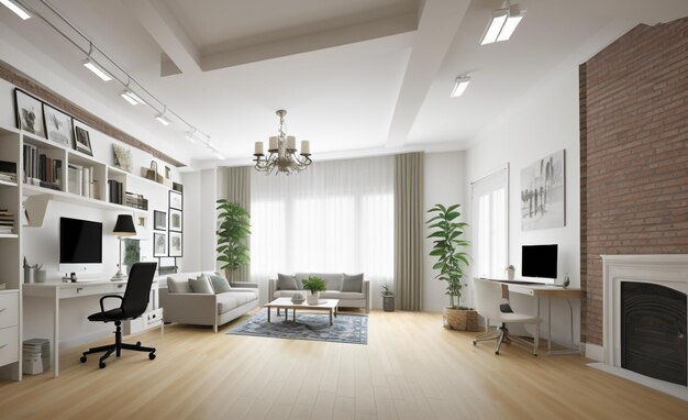 Rustic Tranquility Knitted Panels and Dried Plants in Room