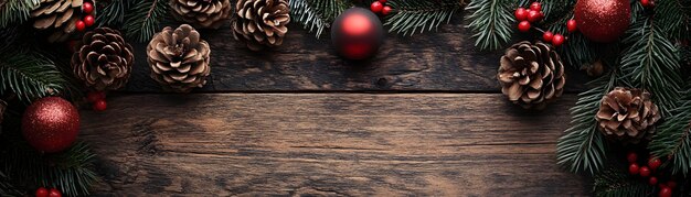 Rustic Wood Textures Black Friday Holiday Banner with Festive Seasonal Sale Details