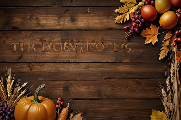 Photo rustic wooden harvest signs thanksgiving background image wallpaper